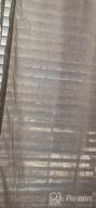 img 1 attached to 🏠 Linen Curtains Natural Linen Blended Rod Pocket Panels: Light Reducing Privacy Drapes for Living Room and Bedroom - Energy Saving Window Treatments (2 Panels, Angora, 52" W x 84" L) review by David Underberg