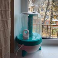 img 1 attached to Kitfort KT-2828-3 Aromatization Air Humidifier, Turquoise White review by Ada Rola ᠌