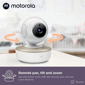 img 1 attached to 👶 Motorola Baby Monitor VM855 - Enhanced WiFi Video Baby Monitor with 2 Cameras, Phone App Connectivity, 1000ft Range, Two-Way Audio, Split-Screen & Remote Control Features