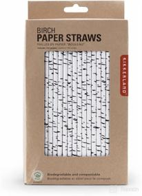 img 2 attached to Kikkerland Birch Biodegradable Paper Straws