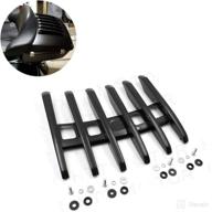 🎒 httmt mt502-07-bk-no skull stealth top luggage rail rack – compatible with harley touring tour paks & street glide flhx логотип