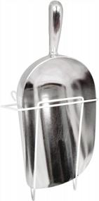 img 4 attached to Premium Quality CUSINIUM Aluminum Ice Scoop With Convenient Holder - Perfect For Parties And Events!
