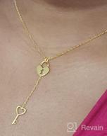 img 1 attached to JELMO Necklace Zirconia Birthday Christmas review by Mary Walters