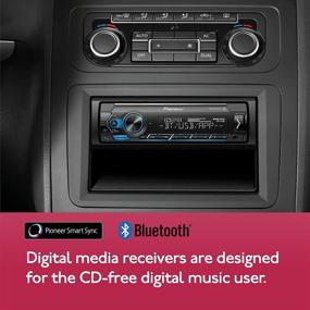 img 3 attached to 📻 Pioneer MVH-S322BT Alexa-Enabled Digital Media Receiver with Bluetooth for Android and iPhone - Pioneer Smart Sync