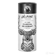 🌿 alpine provisions plastic-free charcoal deodorant logo