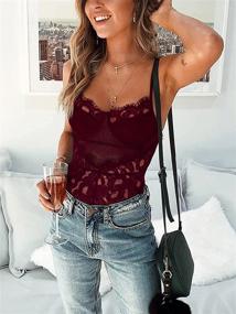 img 3 attached to Kitty Kitty Through Lingerie Babydoll Bodysuit Women's Clothing : Lingerie, Sleep & Lounge