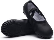 ambershine leather ballet toddlers slippers girls' shoes : athletic логотип