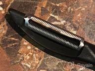img 2 attached to 🔪 Versatile and Sleek: Victorinox Universal Peeler in Black review by Kai Wen ᠌