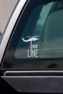 виниловая наклейка nine line drop логотип