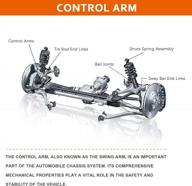 шаровой шарнир переднего нижнего рычага в сборе, drivestar k620004 k620005, совместим с chrysler town and country 2001-2007 годов, voyager 2001-2003 годов и dodge caravan и grand caravan 2001-2007 годов логотип