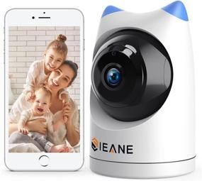img 4 attached to 📷 Smart Pan/Tilt/Zoom Dog Camera - 1080P HD WiFi IP Surveillance Camera for Baby and Pet Monitor, Night Vision, Waterproof – 2.4GHz & 5GHz