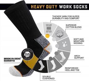 img 3 attached to High-Performance Steel 🧦 Socks - Excell Pairs