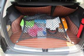 img 2 attached to 🚙 Organize Your Car Trunk with TTIO Double-Layer High Elastic Cargo Net - 80X60CM