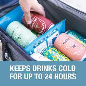 img 3 attached to CleverMade Medium-Sized Reusable Ice Packs - Long-Lasting And Convenient Solution For Insulated Coolers & Lunch Bags - Keep Your Food And Drinks Cold Without The Need For Ice - Set Of 4