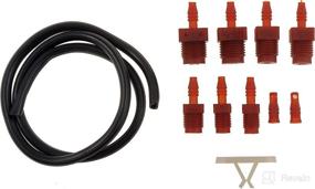 img 1 attached to Dorman 13910 Master Cylinder Bleeder Kit: Premium 22 In. Hose, Clip, and 6 Reliable Fittings