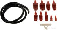 dorman 13910 master cylinder bleeder kit: premium 22 in. hose, clip, and 6 reliable fittings logo