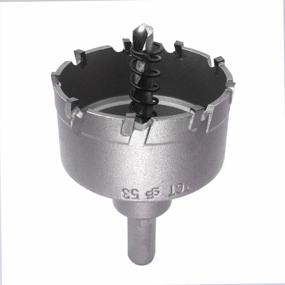 img 4 attached to ATOPLEE Stainless Steel Hole Saw - Metal Cutting Tool For Iron Sheets, Pipes, And More - 16Mm To 70Mm Diameter - 53Mm Size