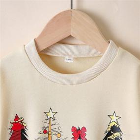 img 3 attached to Christmas Clothes Crewneck Sweatshirt Pullover Apparel & Accessories Baby Boys better for Clothing