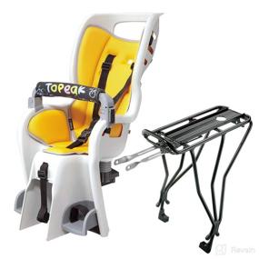 img 4 attached to 🚲 Topeak BabySeat II Bicycle Seat with 29in Wheel Disc Rack - Upgrade Your Cycling Experience