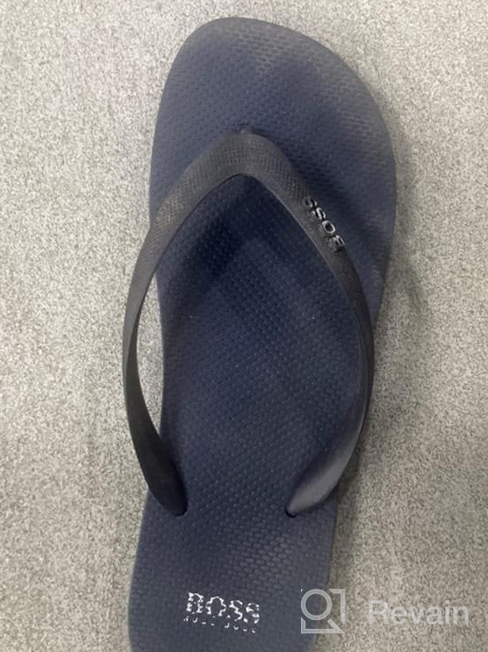 img 1 attached to Stylish and Comfy: HUGO BOSS Men's Slide Sandals for Fashionable Summer Footwear review by Jason Stokes