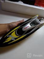 img 1 attached to SYMA Q7 RC Boat: 20+ Km/H 2.4GHz Fast Racing For Pools & Lakes, Capsize Recovery + Low Battery Alarm, Gifts For Boys & Girls review by Paul Ajayi