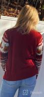 img 1 attached to Festive And Cozy: Miessial Women'S Christmas Knit Sweater review by Tyrell Christmas