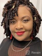 img 1 attached to TOYOTRESS Bob Spring Twist Pre-Twisted - 6 Inch Pre-Looped Crochet Braids, Super Cute & Versatile Kids Crochet Hair Braiding Hair Extensions (6 Inch, T30-Candy Brown) review by Katie Lee