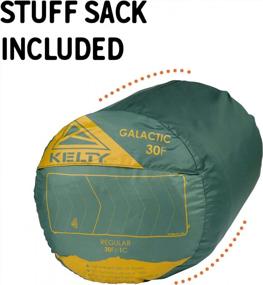 img 1 attached to Kelty Galactic Down 30 Degree Sleeping Bag, 550 Fill Power RDS Trackable Down, Backpacking And Camping, Zip Together For 2P Sleeping Bag