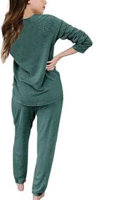 img 3 attached to Apbondy Sweatsuit Sweatpants Loungewear Tracksuit Girls' Clothing : Active