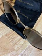 картинка 1 прикреплена к отзыву SUNGAIT Classic Vintage Round Metal Polarized Sunglasses For Men And Women - Steampunk Style Sun Glasses With Enhanced Discoverability от Troy Henkhaus