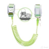 💚 hugvidas reflective anti-lost rope, child safety belt with key lock, breathable toddler traction belt, reflective anti-lost rope (2m/6.5ft, green) - improved seo-friendly product name логотип