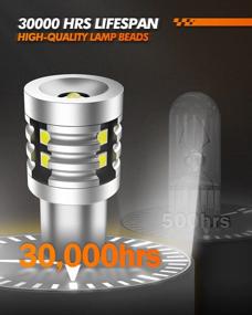 img 3 attached to Upgrade Your RV Lighting With SEALIGHT 1156 LED Bulbs: Super Bright And Versatile For Interior, Trunk, And Dome Lighting