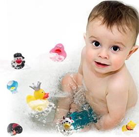 img 3 attached to 🦆 XY-WQ 25 Pack Rubber Duck Bath Toy Assortment - Bulk Floater Duck for Kids - Baby Showers Accessories - Party Favors, Birthdays, Bath Time, and More - 25 Varieties