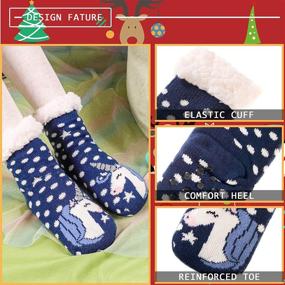 img 3 attached to Winter Slipper Stocking Toddler Penguin Girls' Clothing via Socks & Tights