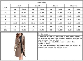 img 1 attached to 🧥 Chouyatou Elegant Notched Collar Breasted Women's Coats, Jackets & Vests: Fashionable Outerwear Essentials