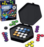 challenge your mind with kanoodle fusion light-up puzzle game - 50 fun brain teasers for kids & adults! logo