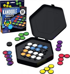 img 4 attached to Challenge Your Mind With Kanoodle Fusion Light-Up Puzzle Game - 50 Fun Brain Teasers For Kids & Adults!