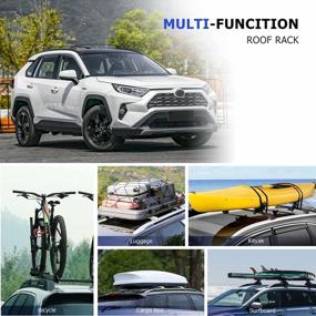 img 1 attached to 2019-2022 RAV4 Roof Rack Cross Bars | Cargo Luggage Kayak Bicycles Canoe Carrier For Rooftop Rails