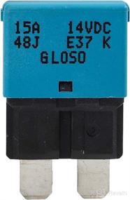 img 3 attached to 🔌 High-Quality GLOSO Auto Reset Circuit Breaker Fuse for Vehicle and Marine Applications - 1 Pack, 15A - Battery & Wiring Protection for Car, Truck, RV, Boat, Trolling Motor, Audio