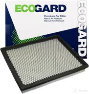 🔧 high-quality ecogard xa4727 engine air filter compatible with nissan frontier 4.0l (2005-2019), titan 5.6l (2004-2015), pathfinder 4.0l (2005-2012), xterra 4.0l (2005-2015), armada 5.6l (2005-2015), nv2500 4.0l (2012-2020) логотип