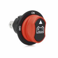 jtron battery disconnect switch for trucks, boats, rvs, and off-road vehicles - max. 32v dc and 100a continuous, 150a intermittent - on-off/100a battery switches for marine use logo