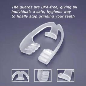 img 1 attached to 🦷 Custom-fit Dental Night Protectors: Effective Mouth Guards for Teeth Grinding, Bruxism, TMJ, and Snoring - No Added Color