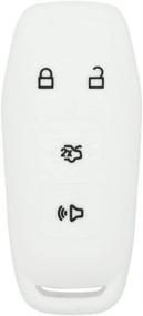 img 3 attached to Защитите вашу FORD Smart Remote Key с SEGADEN Силиконовым чехлом - CV2716 Белый