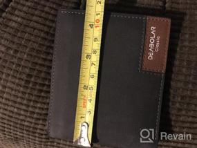 img 5 attached to Classic CKLT Bifold Leather Wallet in Sleek Black: Sturdy & Stylish