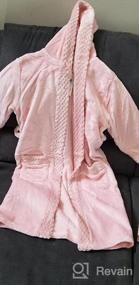 img 6 attached to Robes Hooded Flannel Bathrobes Girls Boys' Clothing in Sleepwear & Robes