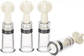 img 4 attached to Biubee 4Pcs Vacuum Cupping Massage Pump & Tools For Full Body Relaxation