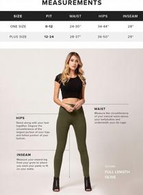 img 1 attached to Stay Comfortable And Chic: Women'S Premium Buttery Soft High Waisted Leggings In Full Length And Capri - Regular And Plus Sizes Available!