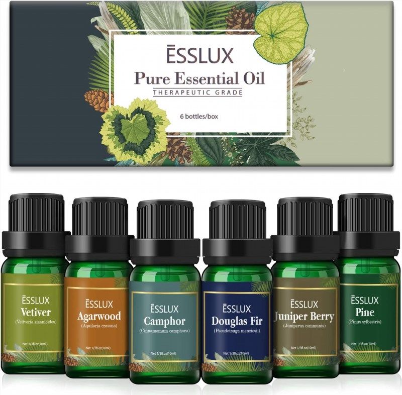 Fragrance Oil, ESSLUX Gentlemen Collection of 6 Premium Scented Oils,  Masculine Soap Candle Making Scents, Men's