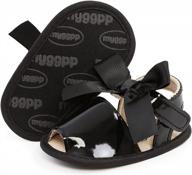 baby boys girls soft sole summer sandals first walker flat beach shoes logo