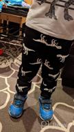 img 1 attached to 🦖 Elastic Dinosaur Toddler Boys' Sweatpants - Rabirtal Clothing review by Bobby Diaz